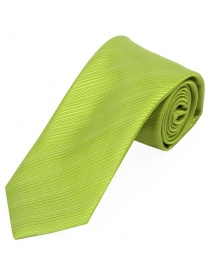 Larga Corbata Business Liso Rayas Superficie Verde