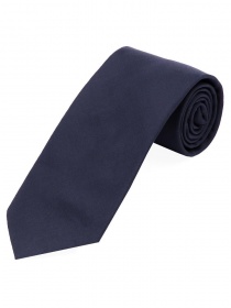 Corbata de raso de gran tamaño Seda lisa Azul