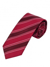 Perfect XXL Tie Stripe Design Rojo Blanco Tinta