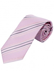 XXL corbata estructura patrón líneas rosa negro