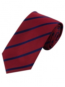 Sevenfold Tie Diseño a rayas Rojo Medio Azul