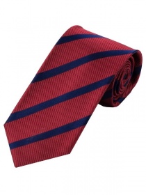 Sevenfold Business Corbata Diseño Rayas Rojo Azul