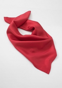 Foulard rojo seda