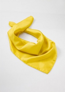 Pañuelo señora seda amarillo