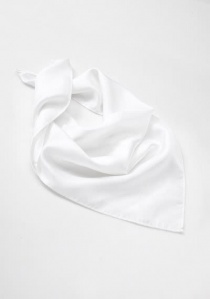 Foulard seda blanco