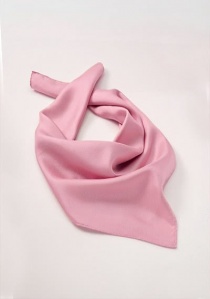Pañuelo de señora rosa en seda