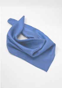 Foulard azul seda