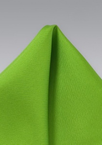 Pañuelo de bolsillo de seda verde