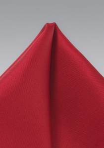 Pañuelo de bolsillo de seda rojo oscuro