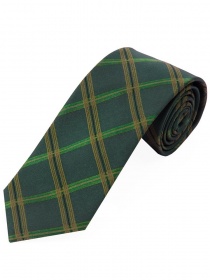 Corbata Sevenfold cuadros verde pino