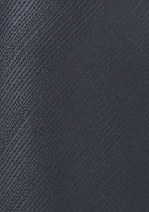 Corbata gris oscuro unicolor dibujo a rayas