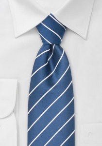 Corbata azul cobalto