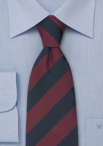 Krawatte weinrot navyblau
