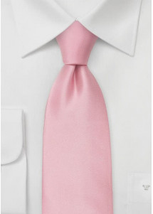 Corbata lisa rosada seda
