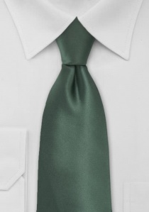 Corbata lisa verde oscuro