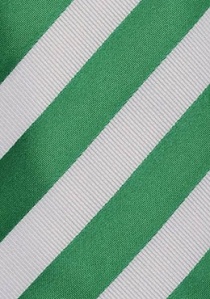 Corbata monócroma rayas verde