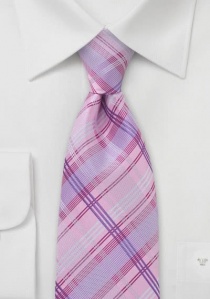 Corbata rayas lila violeta