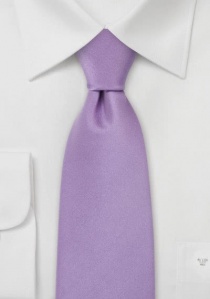 Corbata de clip lila