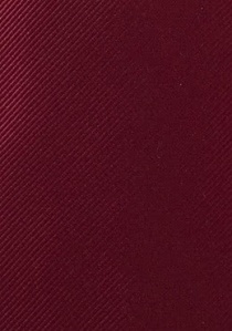 Corbata rugosa rojo vino seda