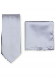 Set de corbata y pañuelo de bolsillo para hombre -