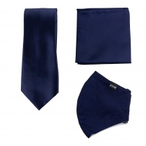 Set: Careta, corbata de caballero y pañuelo
