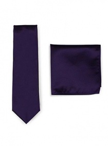 Conjunto de corbata de negocios pañuelo azul