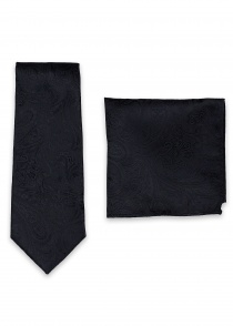 Conjunto corbata de negocios y chal decorativo
