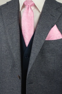 Conjunto de corbata y chal decorativo para hombre