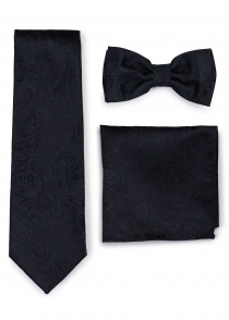 Conjunto: corbata, lazo de hombre, pañuelo de
