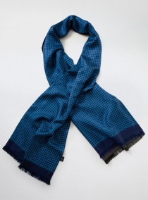 Pañuelo de corbata Adornos Doble Cara Azul Marino