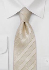 Corbata de clip para el novio a rayas en color