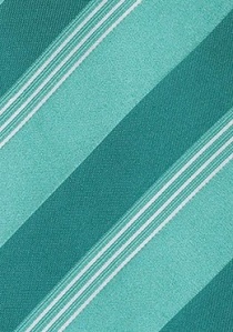 XXL-Krawatte Streifen türkis