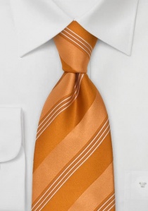 Corbata de seguridad naranja/marrón