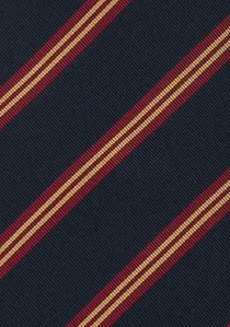 XXL-Krawatte blau rot/gold