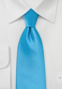 Corbata larga monocolor azul claro