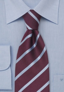 Corbata para hombre Líneas Plata Azul Púrpura