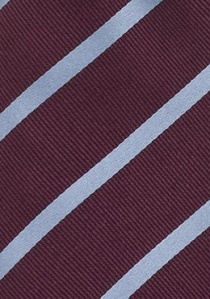 Corbata para hombre Líneas Plata Azul Púrpura