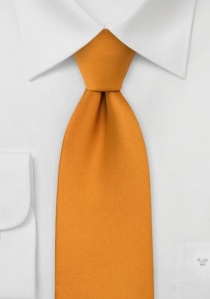 Corbata lisa naranja