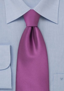 Krawatte violett einfarbig