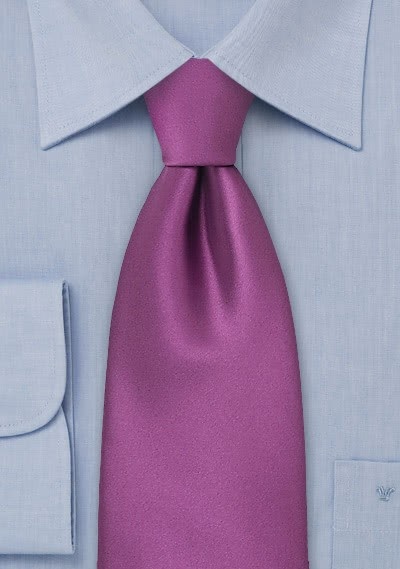 Corbata violeta monocolor