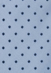 Corbata puntos matices de azul