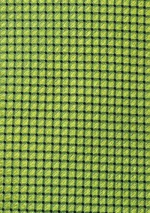 Corbata verde fuerte cuadriculado