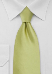 Corbata lisa verde lima