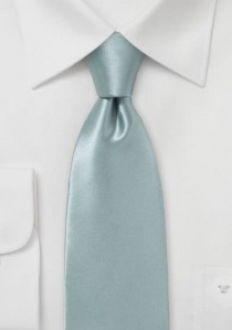 Corbata seda italiana gris claro monocolor