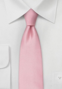 Corbata estrecha en rosé