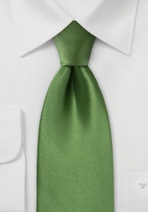 Corbata lisa Limoges verde musgo