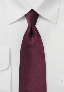 Corbata Arenque-Hueso rojo burdeos
