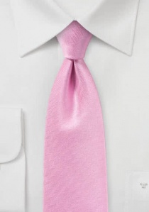 Corbata de negocios en espiga rosa