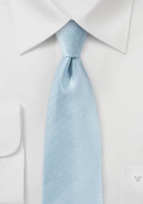 Corbata de negocios en espiga azul claro