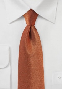 Corbata Espina de pescado marrón rojizo